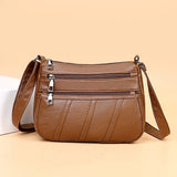 PU Leather Messenger Purse Handbag Women Daily Bag