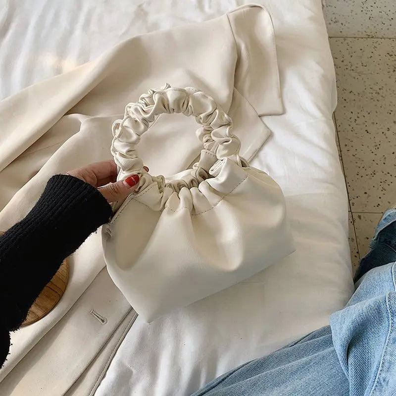 Women's PU Leather Tote Bag Solid Shoulder Messenger Handbag Travel Tote