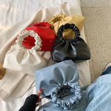 Women's PU Leather Tote Bag Solid Shoulder Messenger Handbag Travel Tote