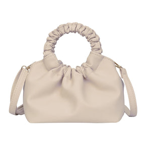 PU Leather Tote Bags For Women Solid Cloud Bag Female Crossbody