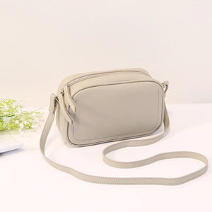 Vintage Women Crossbody Bag High Shoulder Small Solid Square Bag