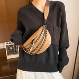 Crocodile Waist Bag Women Phone Purse Travel Shoulder Bag Fanny Pack