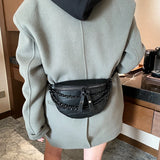 Crocodile Waist Bag Women Phone Purse Travel Shoulder Bag Fanny Pack
