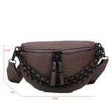 Crocodile Waist Bag Women Phone Purse Travel Shoulder Bag Fanny Pack