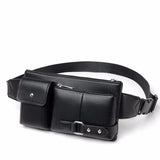 PU Leather Waist Packs Phone Belt Bags Travel Fanny Pack