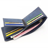 Men's Casual Short Wallet Small Clutch Male PU Leather Purse
