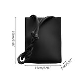 PU Leather Weave Belt Crossbody Small Square Messenger Bag for Women Girls