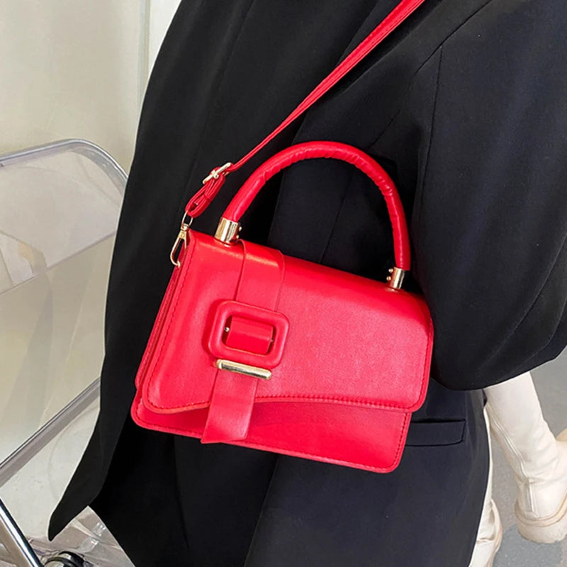Woman PU Leather Handbag Shoulder Bag