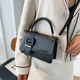 PU Leather Woman Handbag Female Shoulder Bag Messenger Small Square B