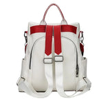 PU Leather Women Backpack Anti-Theft Shoulder Bag Large Capacity