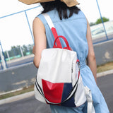 PU Leather Women Backpack Anti-Theft Shoulder Bag Large Capacity