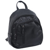 PU Leather Women Backpack Small Zipper Bags Student Rucksack For Girls