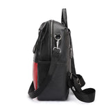 PU Leather Women Backpack Travel Large Capacity School Bags Patchwork Mochila