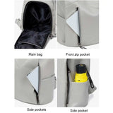 PU Leather Women Backpack Casual Stylish Multi-pocket Girls Shoulder Bag