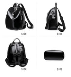 PU Leather Women Backpack Multifunctional Shoulder Bag Student Schoolbags Travel