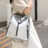 PU Leather Women Backpack Multifunctional Shoulder Bag Student Schoolbags Travel