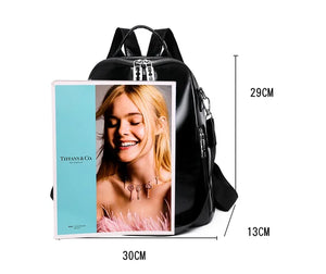 PU Leather Women Backpack Multifunctional Shoulder Bag Student Schoolbags Travel