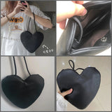 Heart-shaped Crossbody Bag for Women Mini Shoulder Purse Handbag