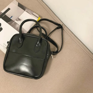 PU Leather Women Shoulder Messenger Bags Retro Ladies Tote Purse Handbags