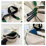 PU Leather Women Crossbody Chest Bag Zipper Fanny Phone Pouch Saddle Purse