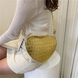 Heart-shaped Crossbody Bag Small Shoulder Bags for Ladies