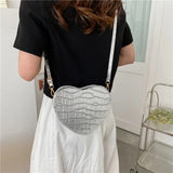 Heart-shaped Crossbody Bag Small Shoulder Bags for Ladies