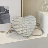 Heart-shaped Crossbody Bag Small Shoulder Bags for Ladies