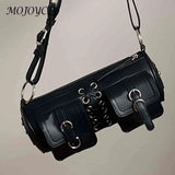 Bandage Women Messenger Bag Casual Handbag Multi-pockets for Shopping