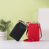 PU Leather Women Messenger Bags Purse Cell Phone Crossbody Handbag