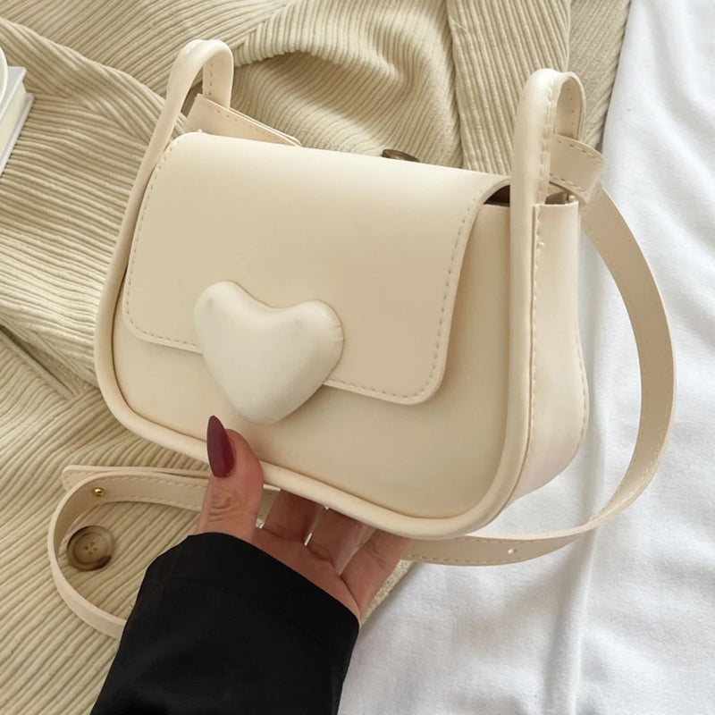 PU Leather Women Messenger Bags Small Flap Shoulder Bags Handbags