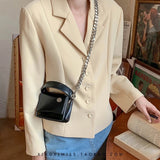 Women Mini Messenger Bags Clutch Purse Handbags Girls Chain Shoulder Bag