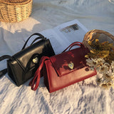 PU Leather Women Purse Handbags Retro Ladies Small Shoulder Armpit Bag