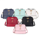 PU Leather Women Shoulder Bag Vintage Mini Crossbody Bag Deer Pendant Handbag