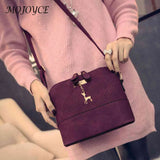 PU Leather Women Shoulder Bag Female Purse Deer Pendant Handbags
