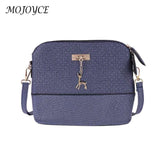 PU Leather Women Shoulder Bag Female Purse Deer Pendant Handbags