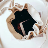 PU Leather Women Shoulder Bag Hollow Out String Cross Body Bags For Women