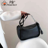 Soft PU Leather Women Shoulder Bag Chain Crossbody Solid All-match