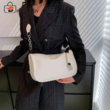 Soft PU Leather Women Shoulder Bag Chain Crossbody Solid All-match