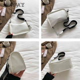 PU Leather Women Shoulder Bags Chain Messenger Bag Solid All-match Casual