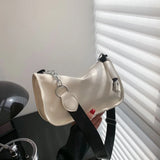PU Leather Women Shoulder Bags Chain Shopper Purse Solid All-match Soft Casual G