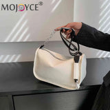 PU Leather Women Shoulder Bags Chain Underarm Bags Solid All-match Soft Casual