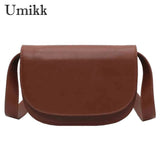 PU Leather Women Shoulder Chest Bag Solid Commuters Bag Casual Versatile