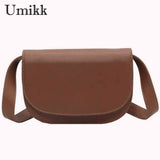 PU Leather Women Shoulder Chest Bag Solid Commuters Bag Casual Versatile