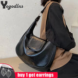 Women Shoulder Hobo Bags Large Capacity Crossbody Bags Ladies Underarm Handbag