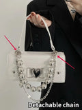 Crocodile Pattern Small Square Shoulder Bag Women Clutch Purse Crossbody