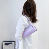 Stone Pattern Underarm Bags Small Shoulder Handbags Retro Totes
