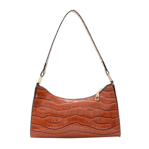 Stone Pattern Underarm Bags Small Shoulder Handbags Retro Totes