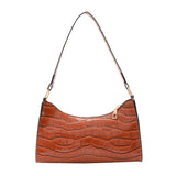 Stone Pattern Underarm Bags Small Shoulder Handbags Retro Totes