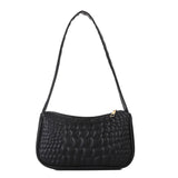 Crocodile Pattern Totes Bags Pure Small Handbags Female Shoulder Bags