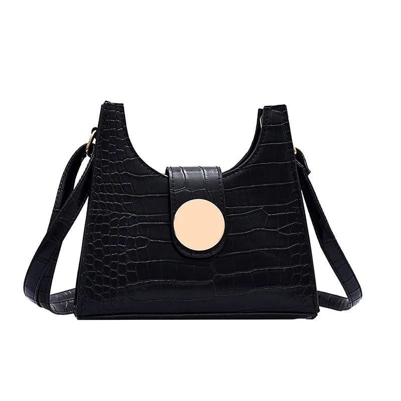 Crocodile Pattern Shoulder Bag Ladies Handbag